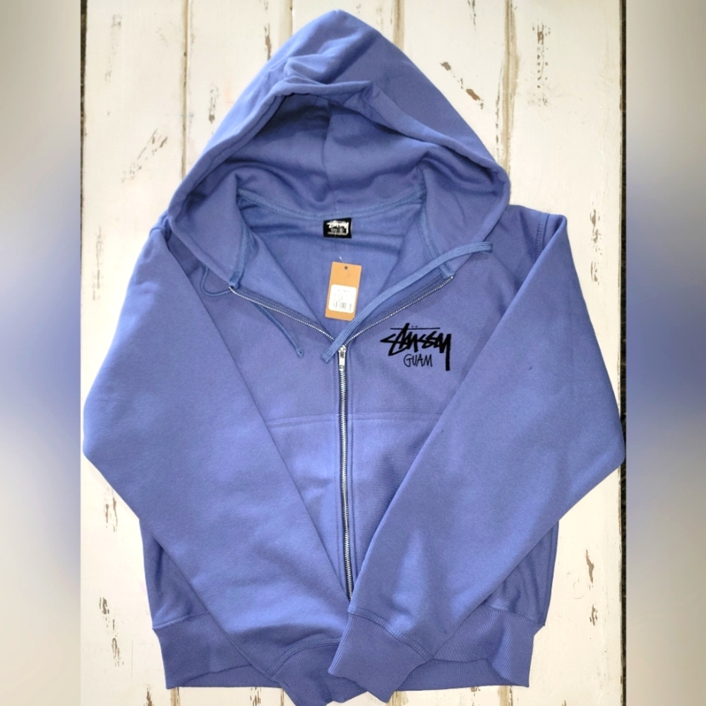 STUSSY ZIP HOODIE GUAM Mサイズ Stussy Stussy Guam Zipup Hoodie | Grailed
